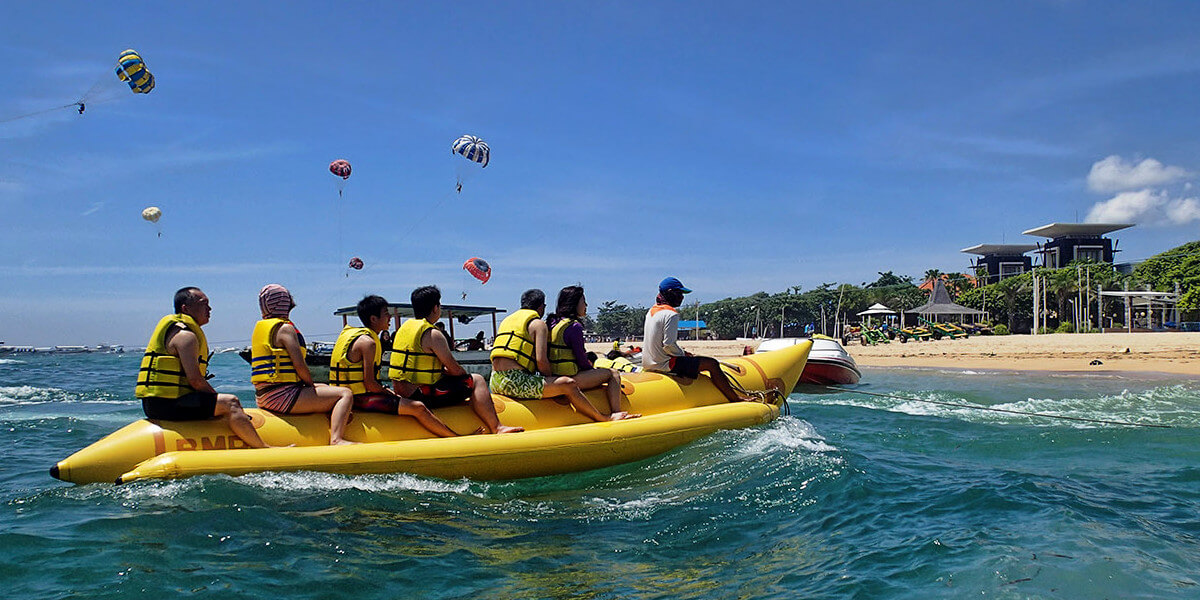 Banana Boat Ride, Water Sports, Bali, Indonesia
